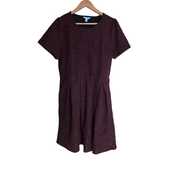 NWT Women's - Draper James Short Sleeve Boucle Dress, Size XL - Picture 2 of 11